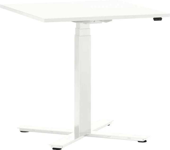 Height-adjustable square conference table