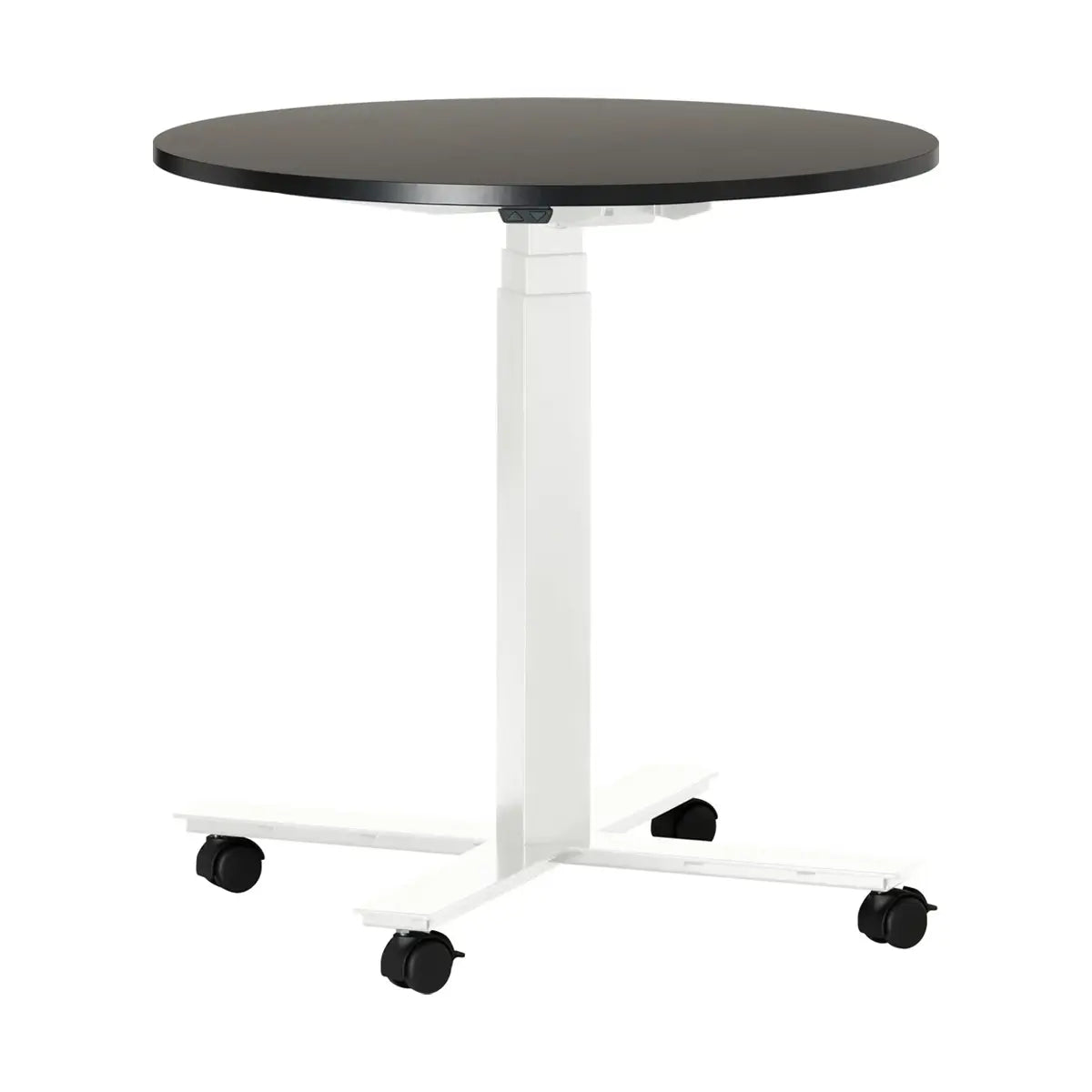 Höhenverstellbarer Besprechungstisch rund