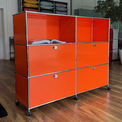 SALE: Highboard dark grey/white 190x40x271cm