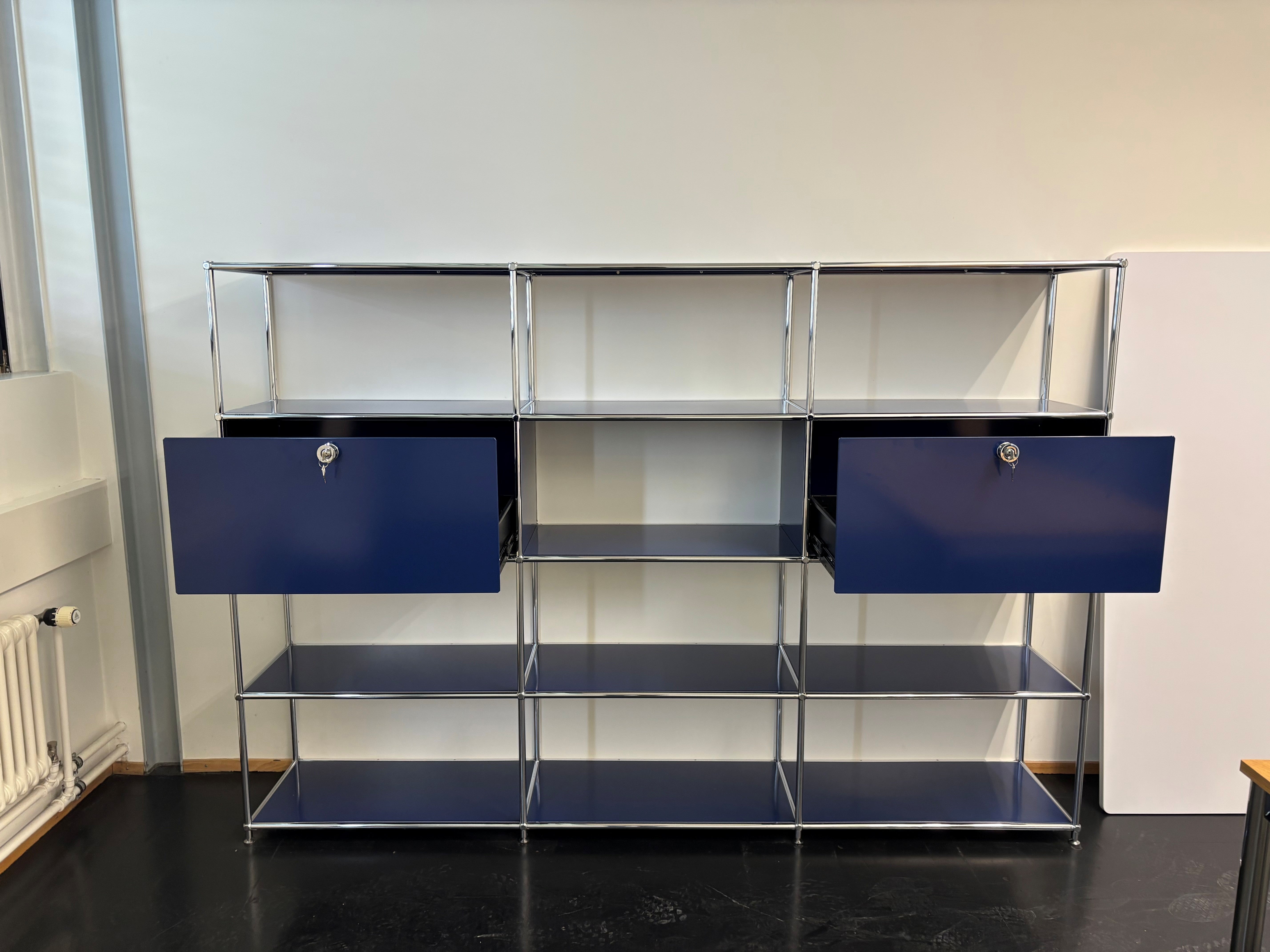 SALE: Regal blau 227x40x157cm