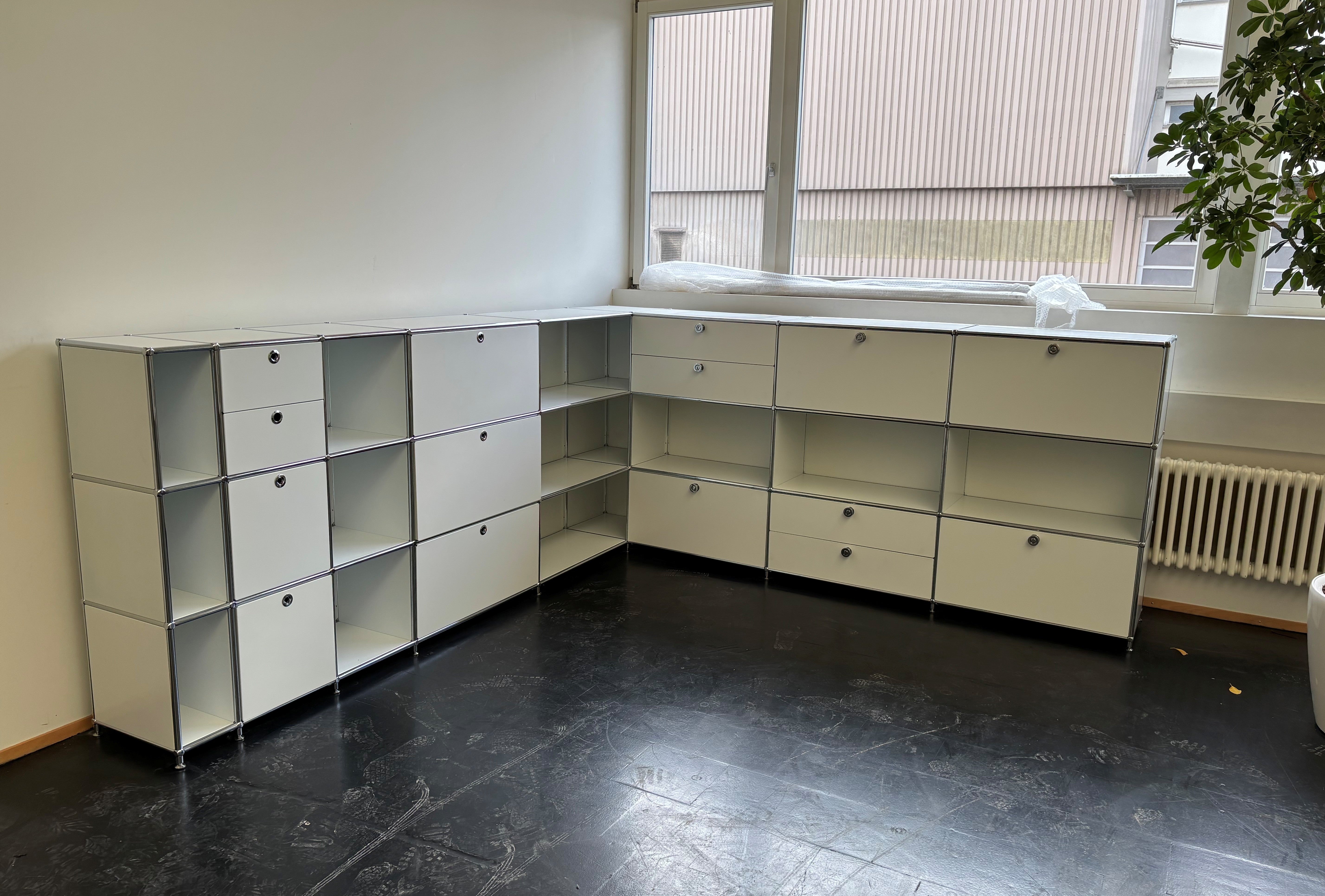 SALE: Eckkombination weiss 285x265x119cm