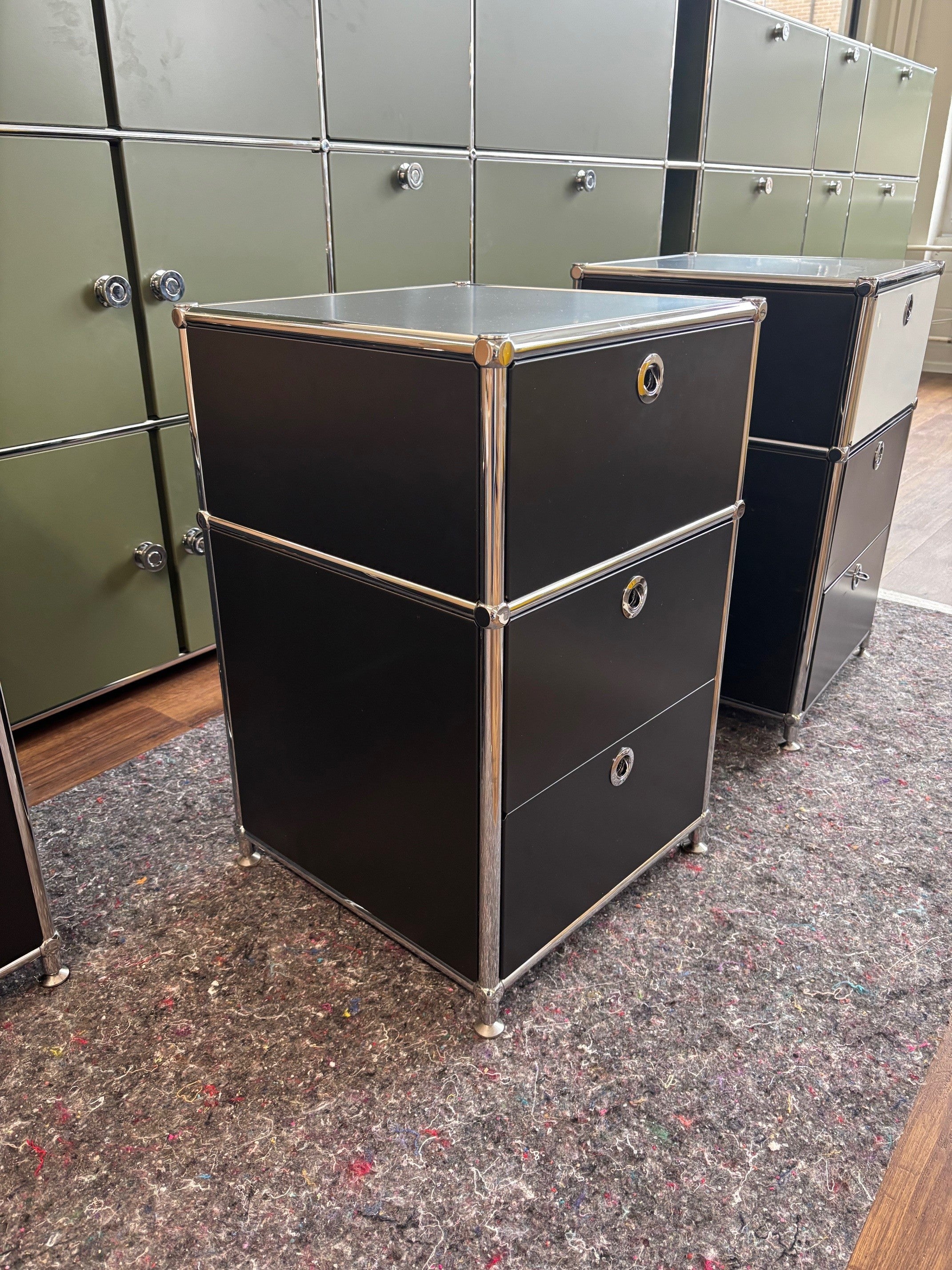 SALE: Container schwarz, 3 Schubladen