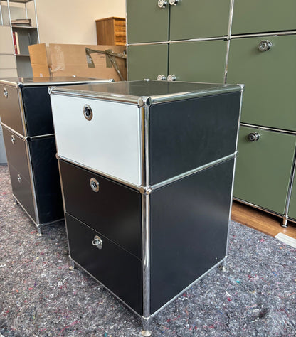 SALE: Container schwarz/weiss, 3 Schubladen