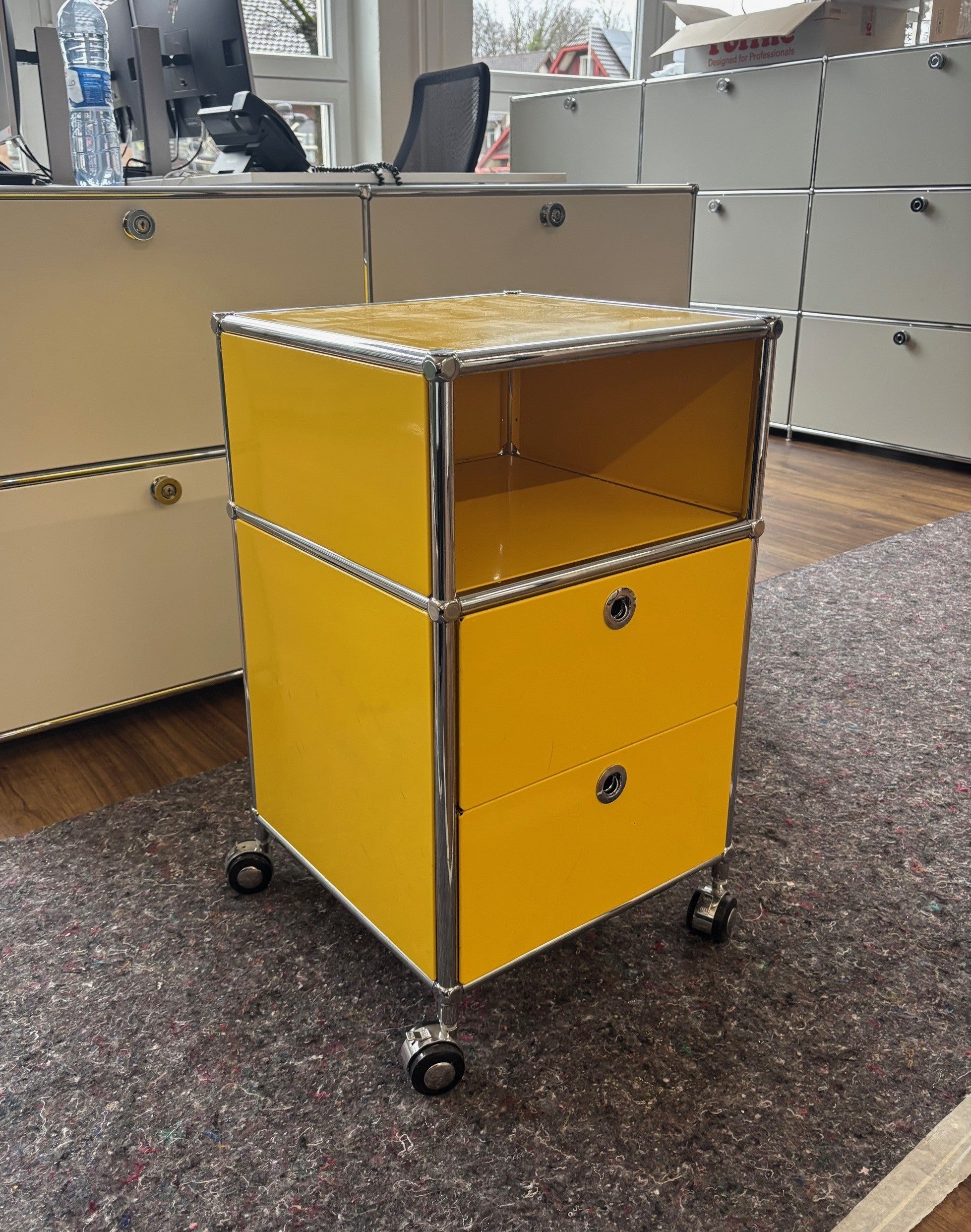 SALE: Container gelb,  2 Schubladen