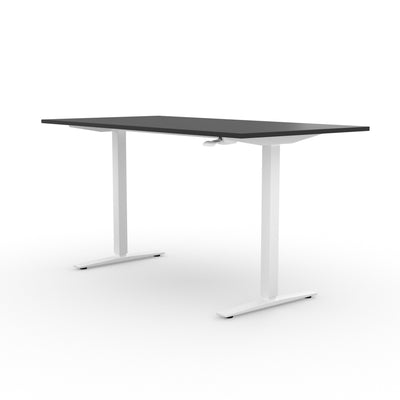 SOLDES : Bureau ECCO réglable en hauteur, blanc, 135 x 70 cm