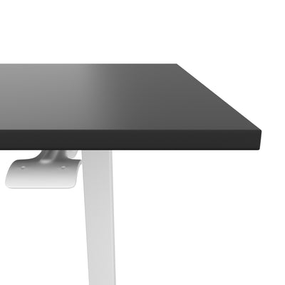 SOLDES : Bureau ECCO réglable en hauteur, blanc, 135 x 70 cm