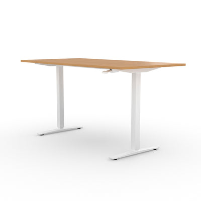 SALE: ECCO height-adjustable desk white 135x70cm