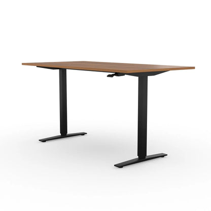 SALE: ECCO höhenverstellbarer Schreibtisch 135x70cm Nussbaumfurnier