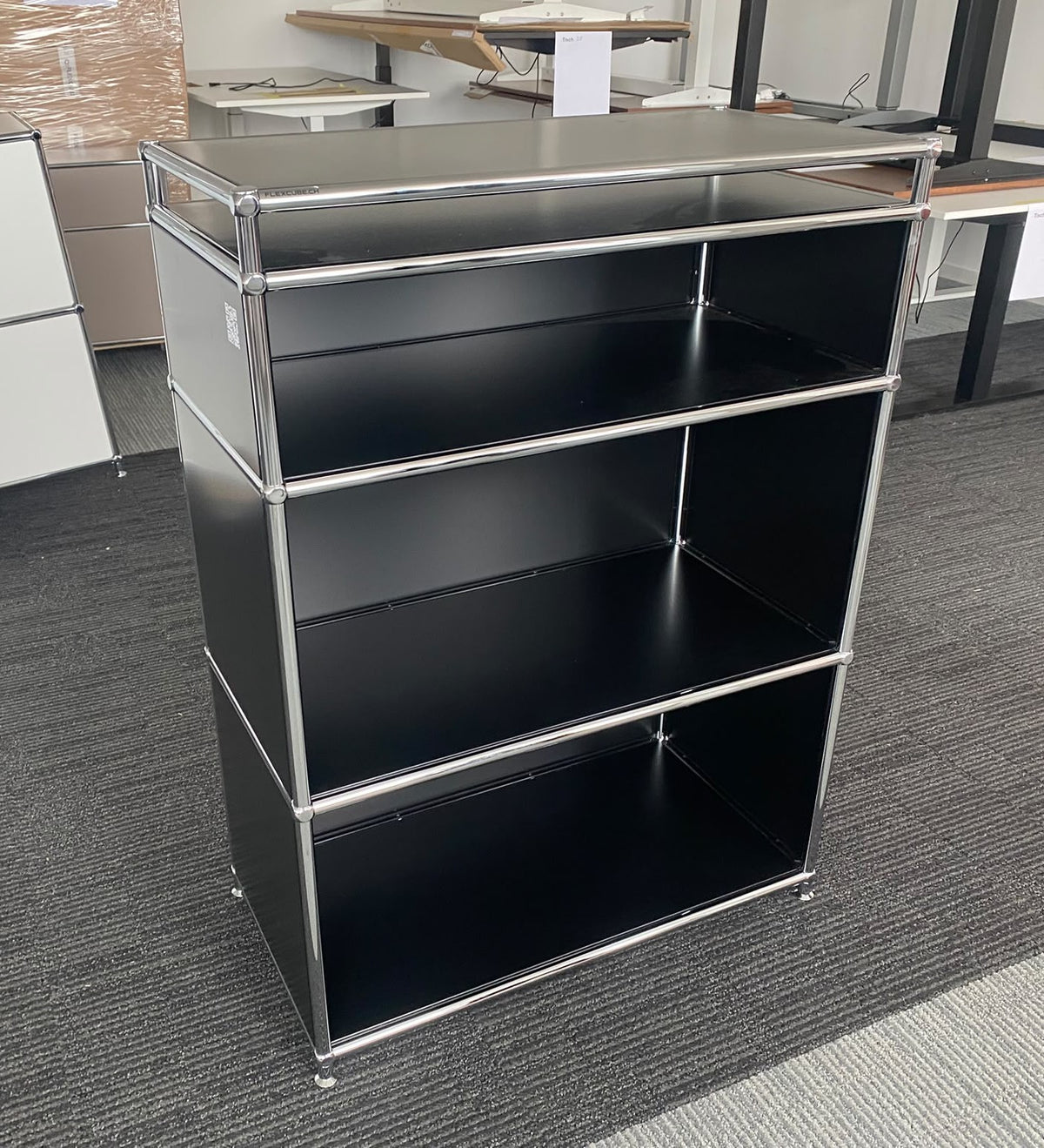SALE: Highboard dark grey/white 190x40x271cm