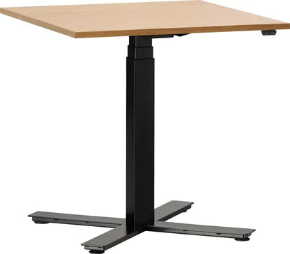 Height-adjustable square conference table