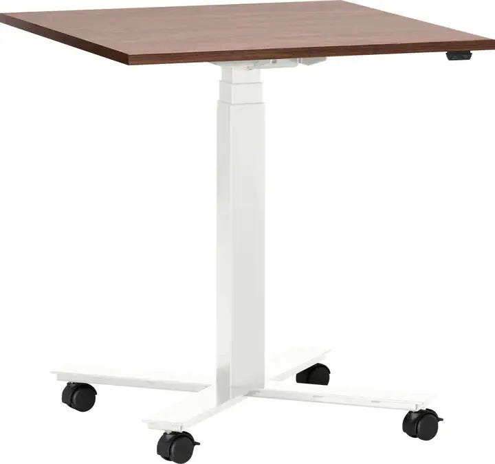 Height-adjustable square conference table