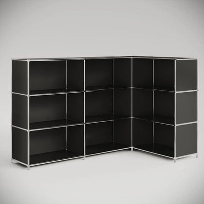 Kompakte Empfangstheke in L-Form