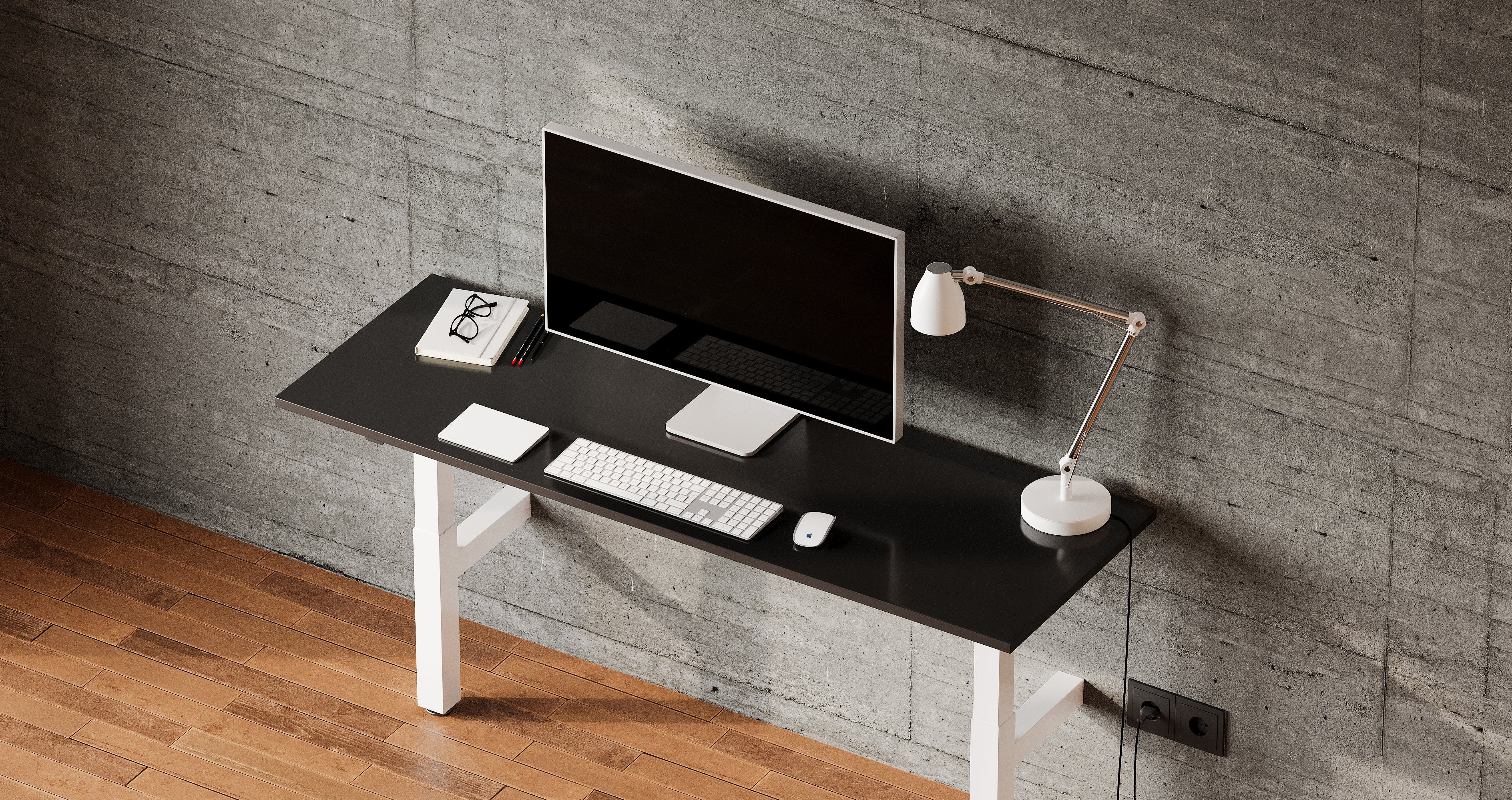 SALE: Wandtisch HOME höhenverstellbar 140x50cm weiss