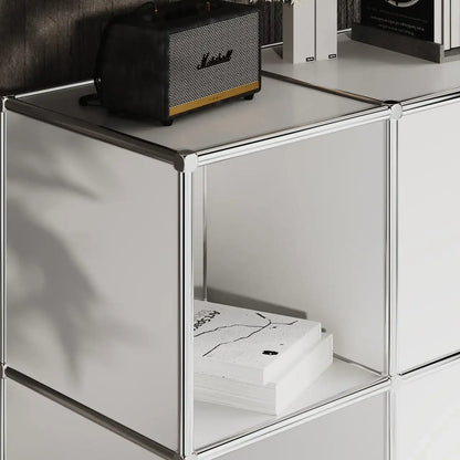 Sideboard in Weiss mit 2 Klappen, 1 Schublade