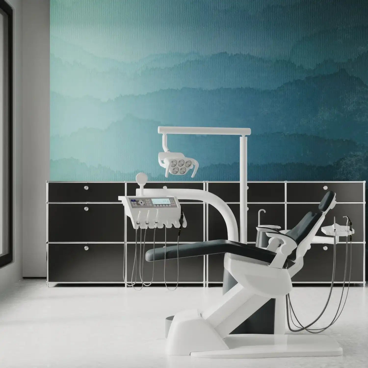USM Haller Alternative von Flexcube: Kommode in Schwarz mit 6 Schubladen