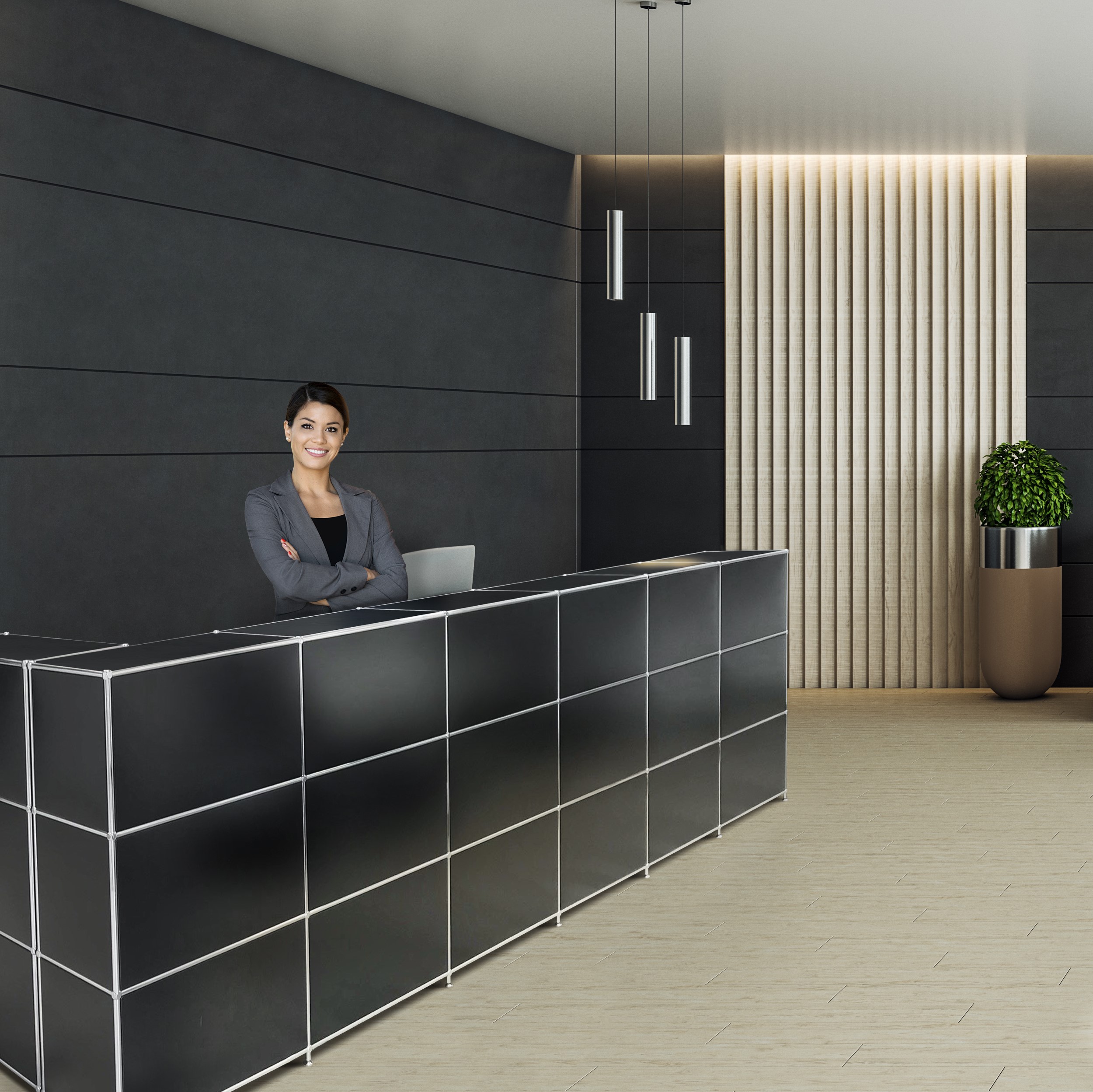 Reception desks – modern, stylish, individual
