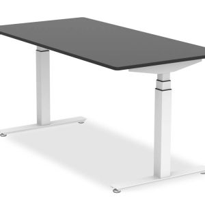 Flexcube HOME elektr. Pult 180x80cm schwarz/weiss