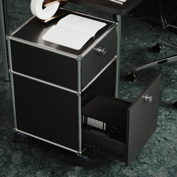 Rollcontainer mit 2 Schubladen