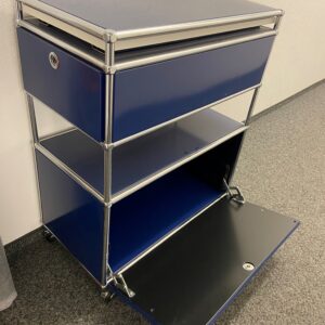 SALE: Servierwagen 77x40x90cm, Kobaltblau RAL 5013